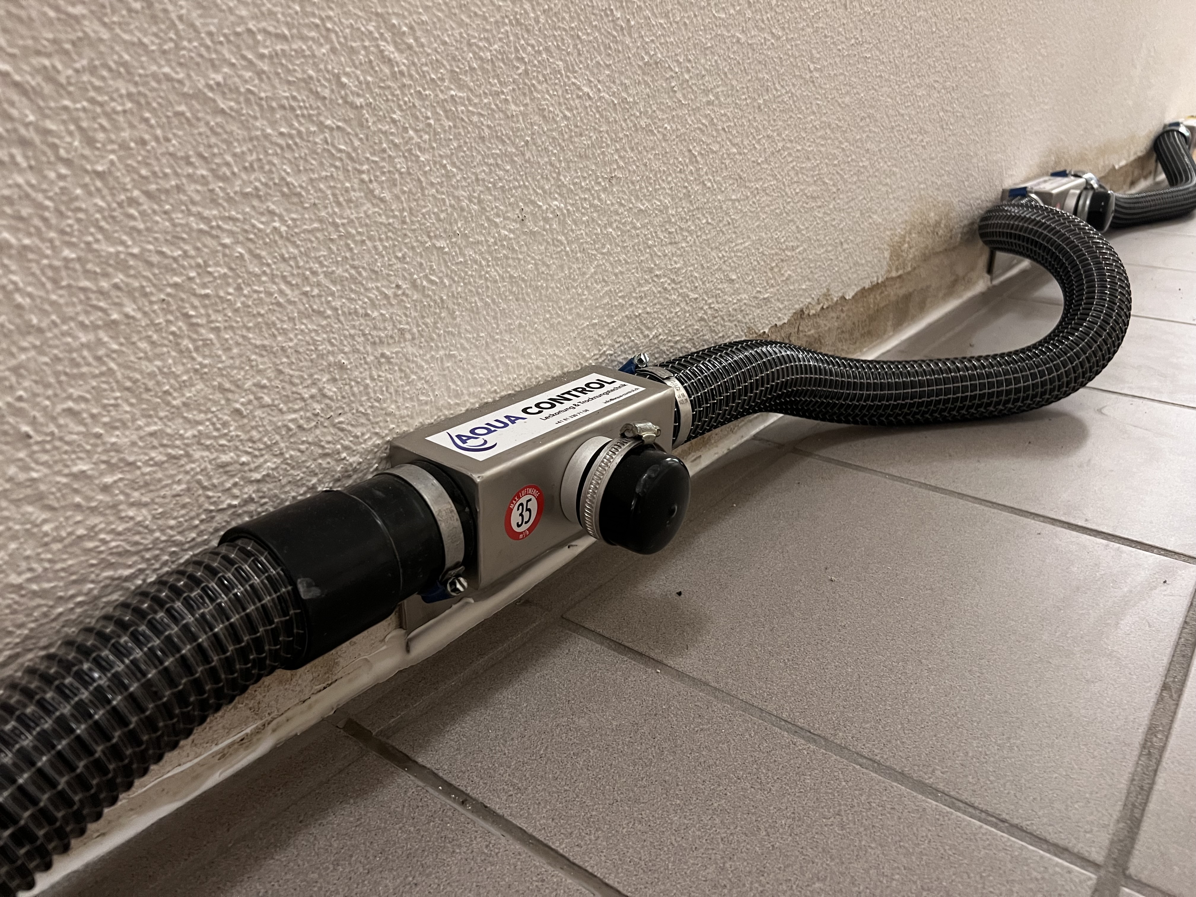 Randfugendüsen-Trocknung